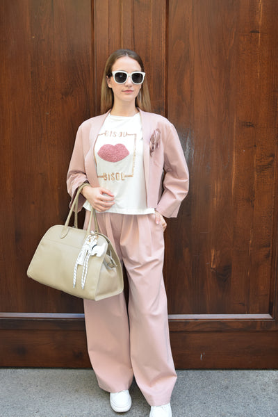 T-SHIRT BIJOUX RICAMO E PAILETTES