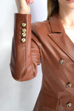 BLAZER DOPPIO PETTO ECOPELLE