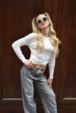 MAGLIA A CROP COLORI VARI
