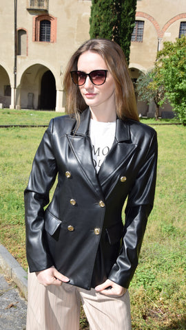 BLAZER DOPPIOPETTO ECOPELLE