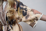 KIMONO IN BROCCATO CON CINTURA