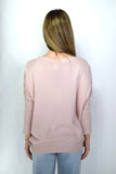 Maglia cappa con ricamo