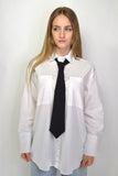 CAMICIA OVER CON CINTURA