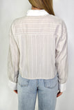 Camicia corta a righe