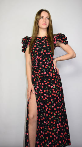 Abito Kristel lungo ciligie con spacco