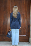 CAPPOTTO A DOPPIO PETTO 2 BOTTONI - BLU NOTTE