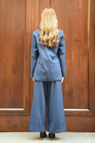 Pantalone palazzo con cintura