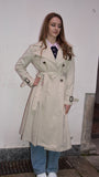 Trench lungo con cintura