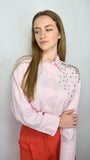 Camicia con strass