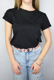 T-shirt con brillantini