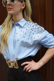 Camicia con strass