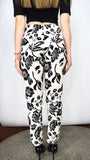 Pantalone skinny a fiori