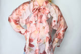 Camicia con voilant
