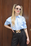 Camicia con strass