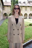 Blazer doppio petto gessato